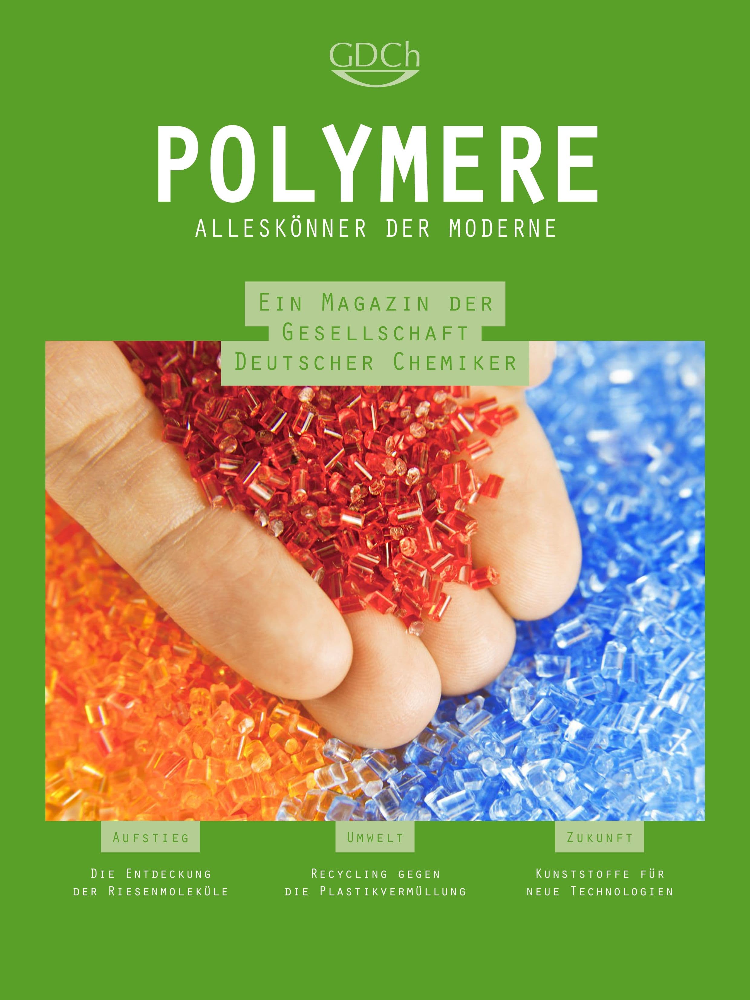 Titelbild der Broschüre "Polymere"