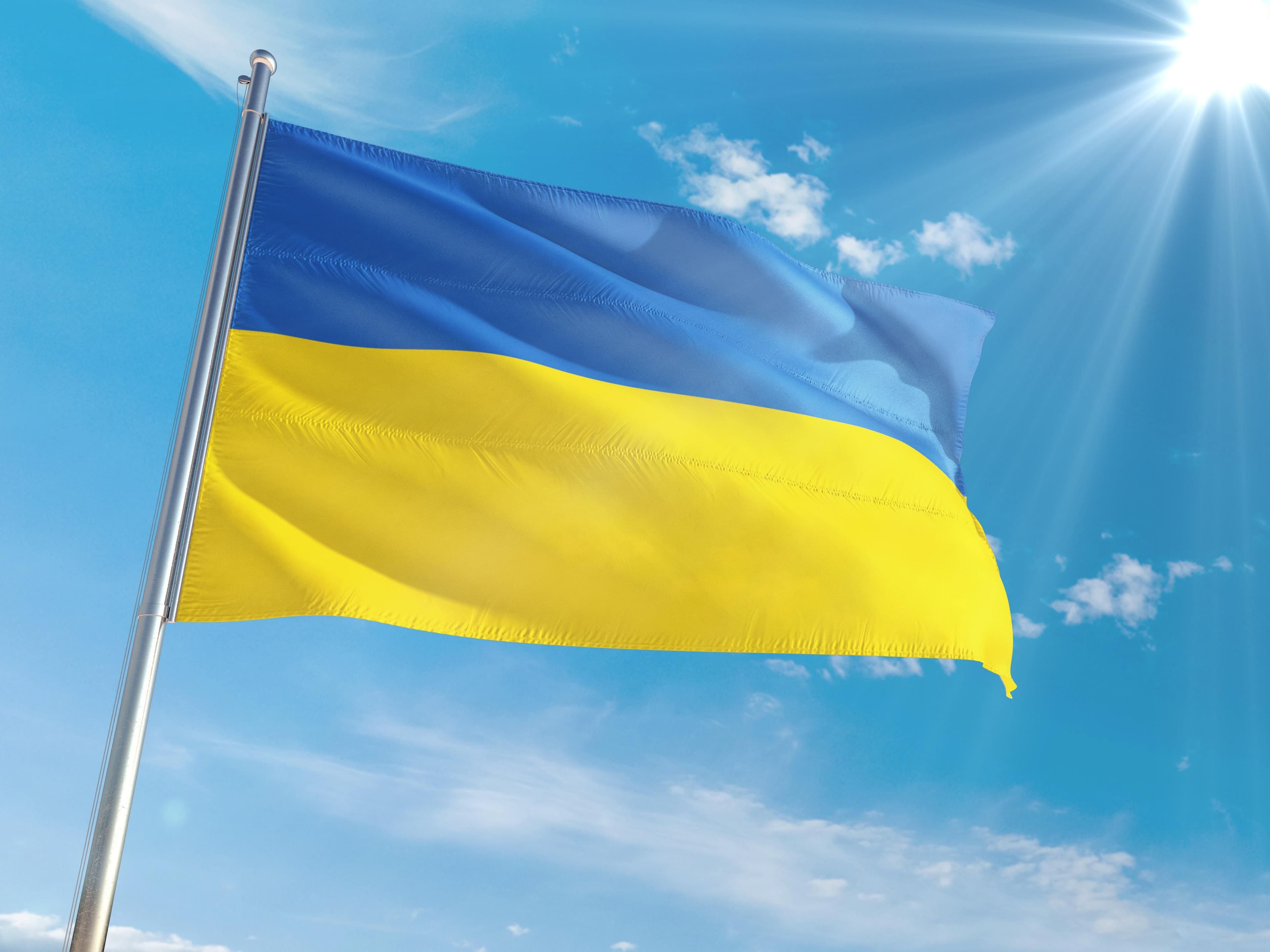 Ukraine-Flagge