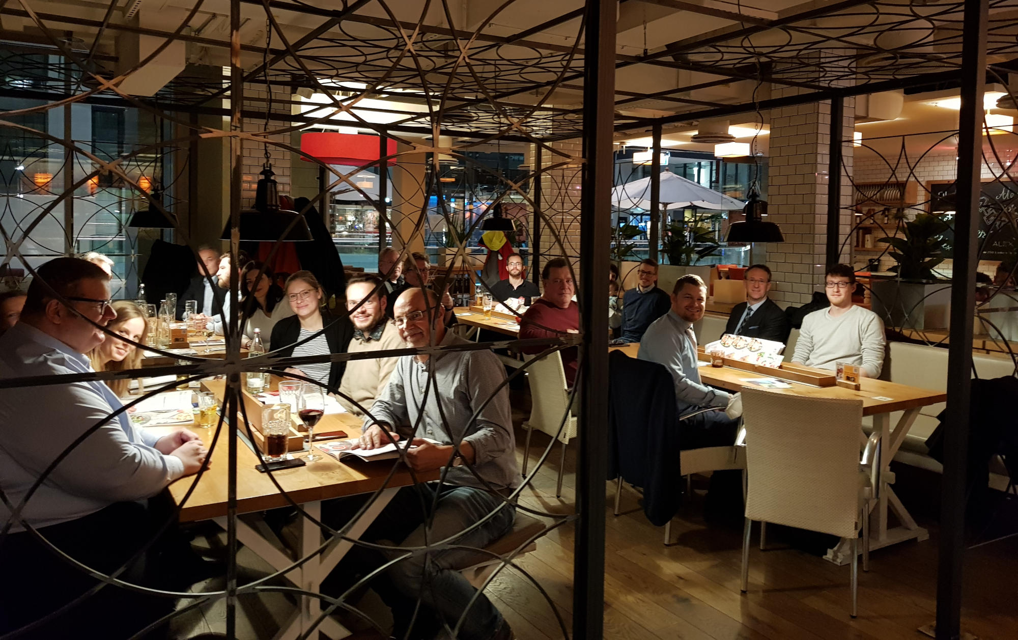 Get-together des JCF Berlin an der HU Campus-Mitte